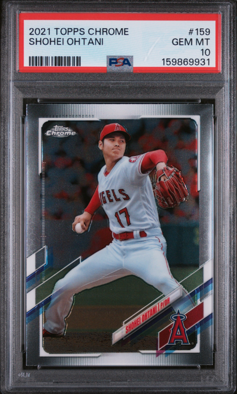 2021 Topps Chrome - Shohei Ohtani #159