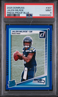 2025 Panini Jalen Milroe Press Proof Blue #307