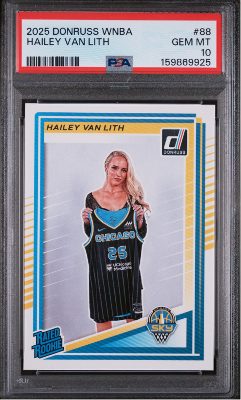 2025 Panini Donruss WNBA - Rated Rookie Hailey Van Lith #88 (RC)