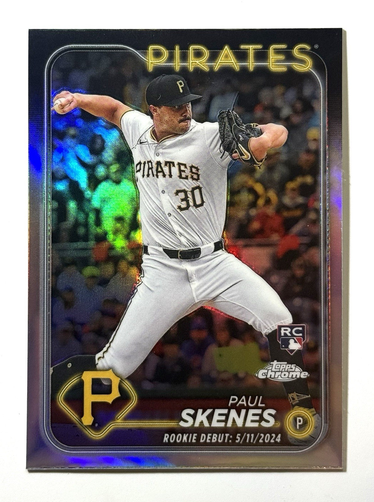 2024 Topps Chrome Update Series - Rookie Debut Paul Skenes #USC27 Refractor (RC)