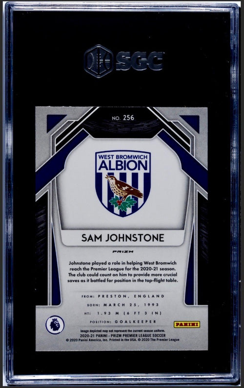 2020-21 Panini Prizm Premier League Sam Johnstone Hyper Prizm #256