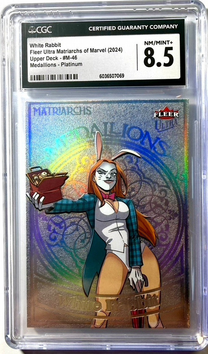 2024 Fleer Ultra Matriarchs of Marvel - White Rabbit Medallions - Platinum #M-46