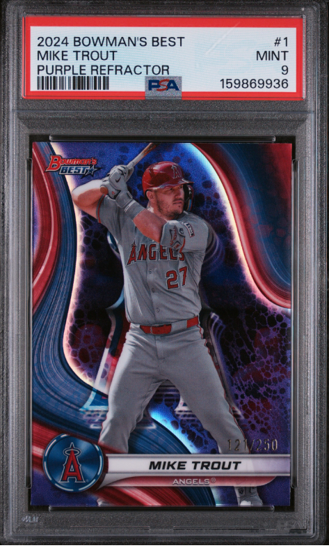 2024 Bowman's Best Mike Trout Purple Refractor #1 /250