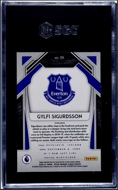 2020-21 Panini Prizm Premier League Gylfi Sigurdsson Multicolor Prizm #111