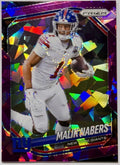2025 Panini Malik Nabers #206 Purple Ice Prizm /225