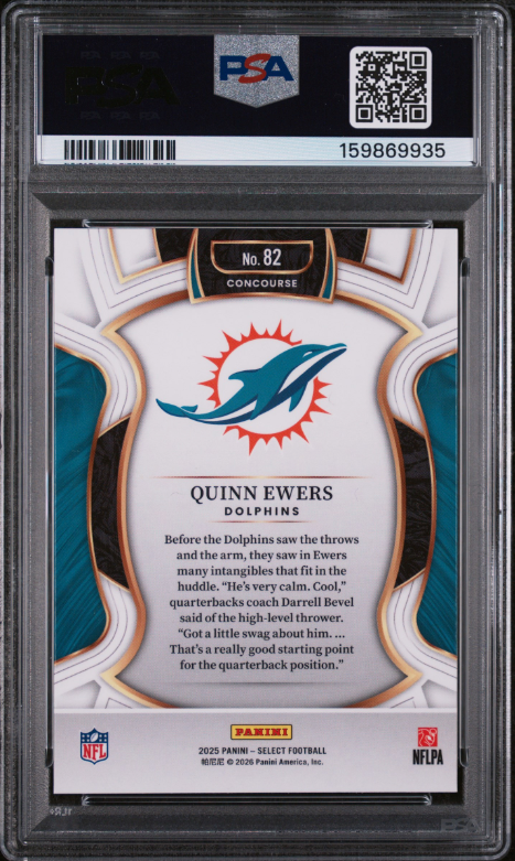 2025 Panini Select - Concourse Quinn Ewers #82 (RC)