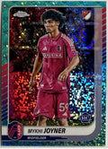 2025 Topps Chrome MLS Mykhi Joyner Aqua Speckle #158 /199