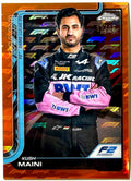 2025 Topps Chrome F1 Orange Logofractor Kush Maini #32 /25