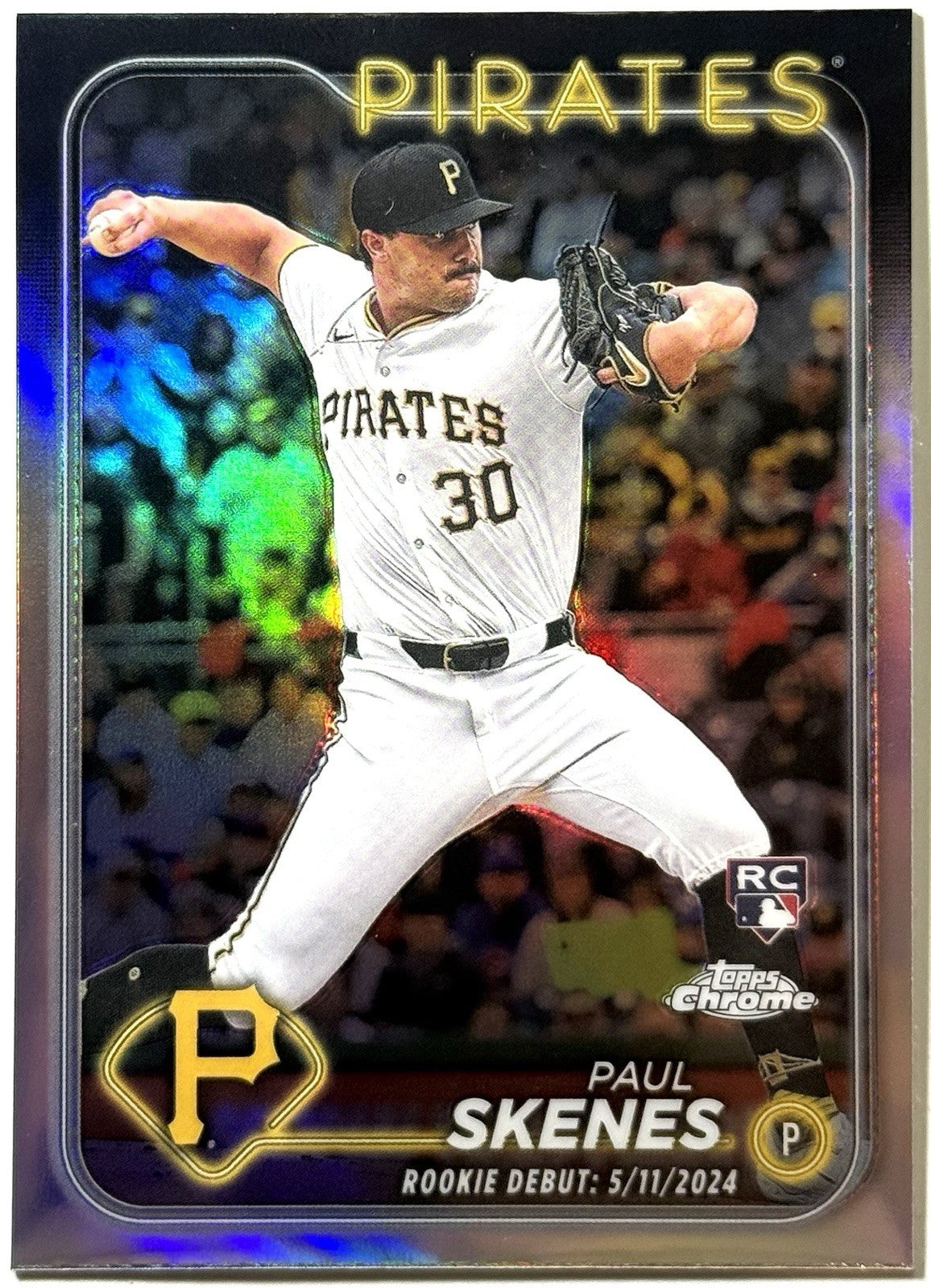 2024 Topps Chrome Update Series - Rookie Debut Paul Skenes #USC27 Refractor (RC)
