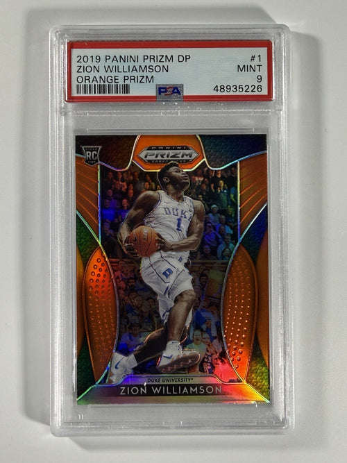 2019-20 Panini Prizm Draft Picks - Zion Williamson #1 Orange Prizm (RC)