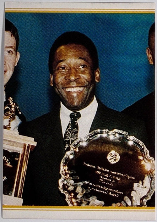 1996 Panini Official PFA Collection Pele Sticker #145 Brazil