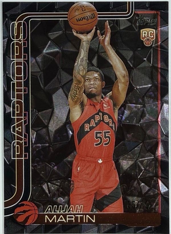 2025-26 Topps - Alijah Martin #240 Black Diamante /10 (RC)