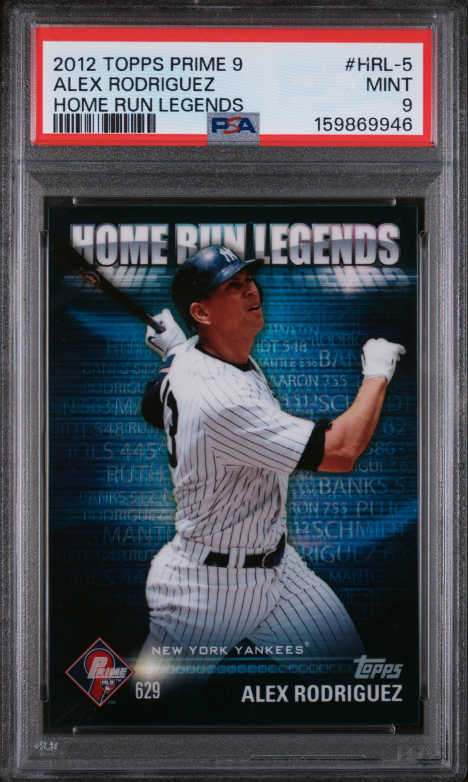 2012 Topps - Prime 9 Home Run Legends Alex Rodriguez #HRL-5