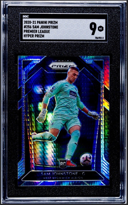 2020-21 Panini Prizm Premier League Sam Johnstone Hyper Prizm #256