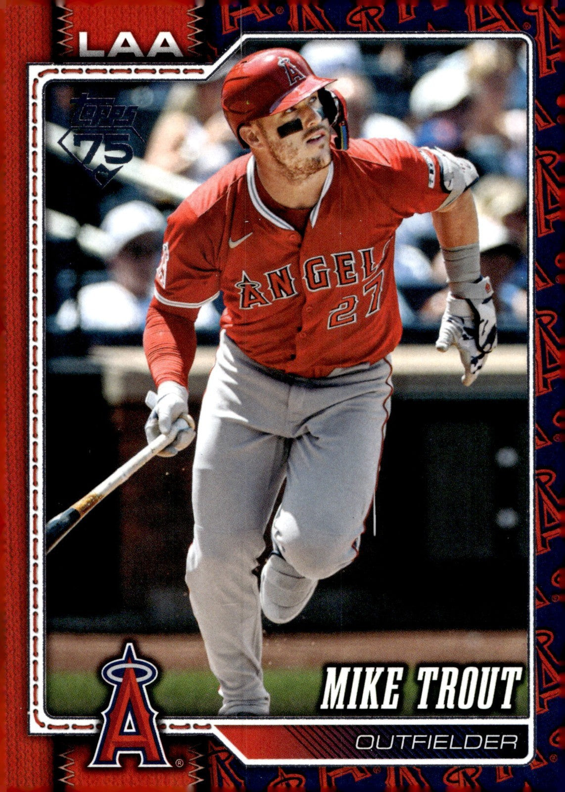 2026 Topps Series 1 - Mike Trout #350 Team Color Border