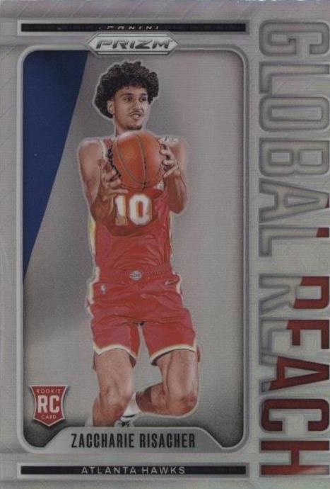 2024-25 Panini Prizm - Global Reach Zaccharie Risacher #7 Silver Prizm (RC)